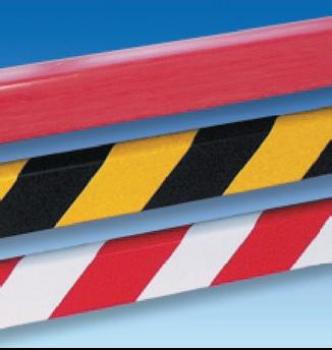 Absperrbalken, Farbe rot/weiß, 800 mm lang